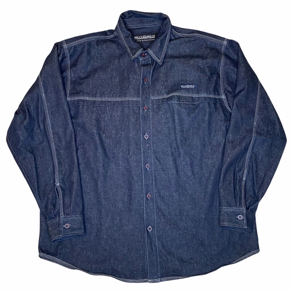 Vintage Pelle Marc Buchanan Jean Denim Jacket XL
